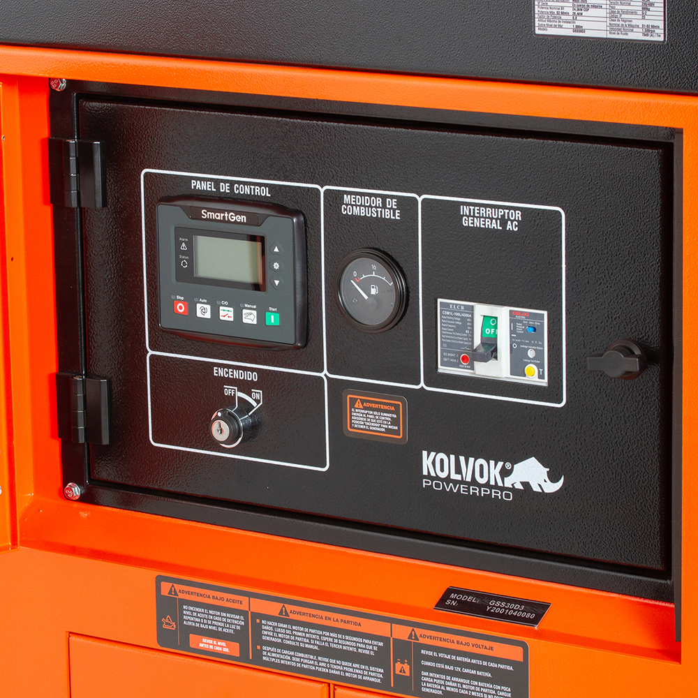 GENERADOR KOLVOK GSS30D3 33KVA 380V | Hidro-Técnica