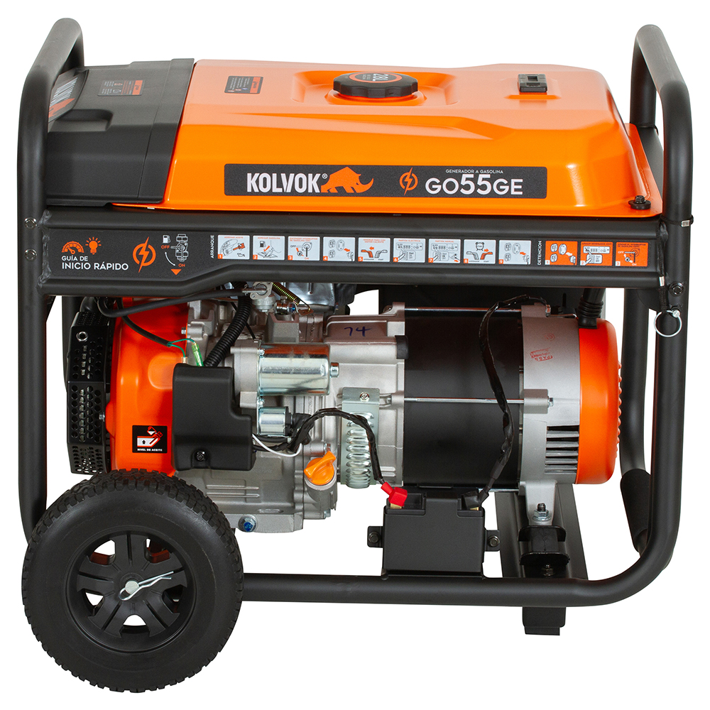 GENERADOR GASOLINA GO55GE KOLVOK 5.5KVA 220V