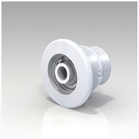 RETORNO VULCANO PARA EMBUTIR CON ARO BLANCO 1 1/2p 