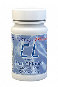 TESTIGO CLORO LIBRE (DPD-1) 100 UNIDADES 