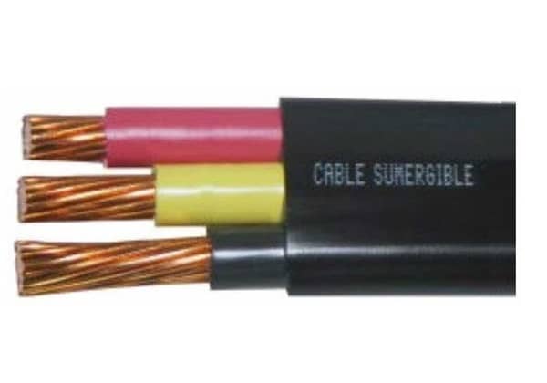 CABLE PLANO CON CHAQUETA PVC PARA BOMBAS DE POZO PROFUNDO