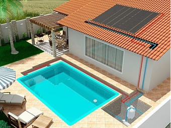 Panel solar Piscinas
